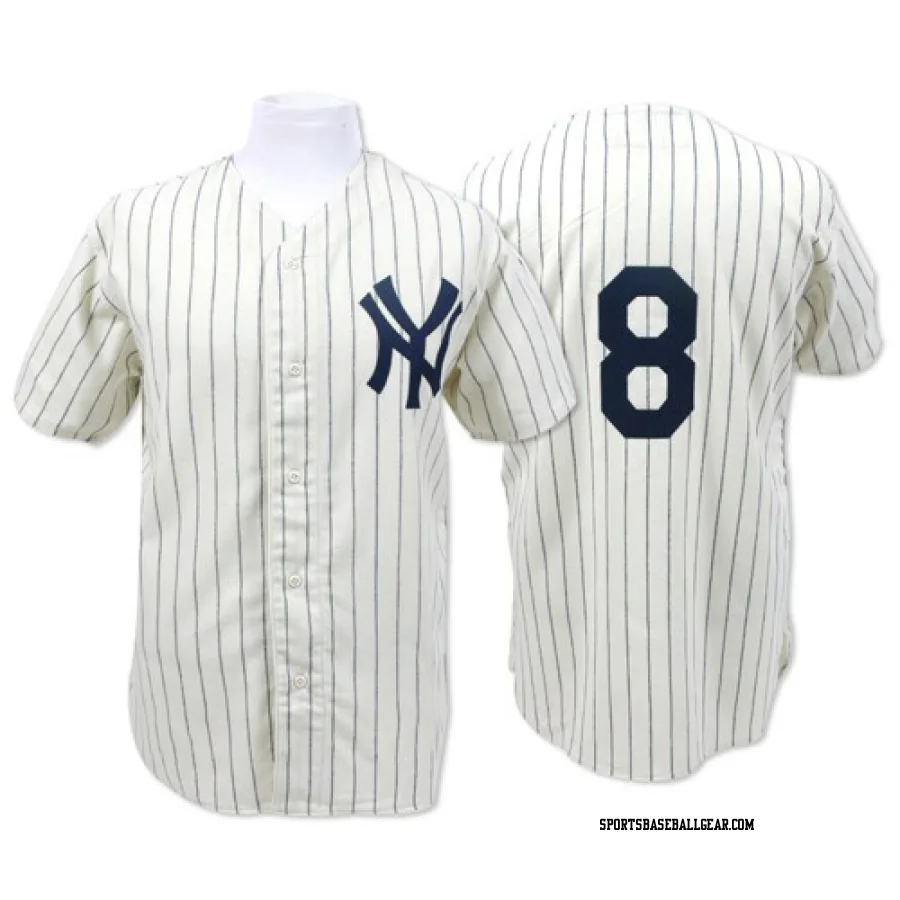 Yogi Berra Men's New York Yankees White Replica Throwback Jersey