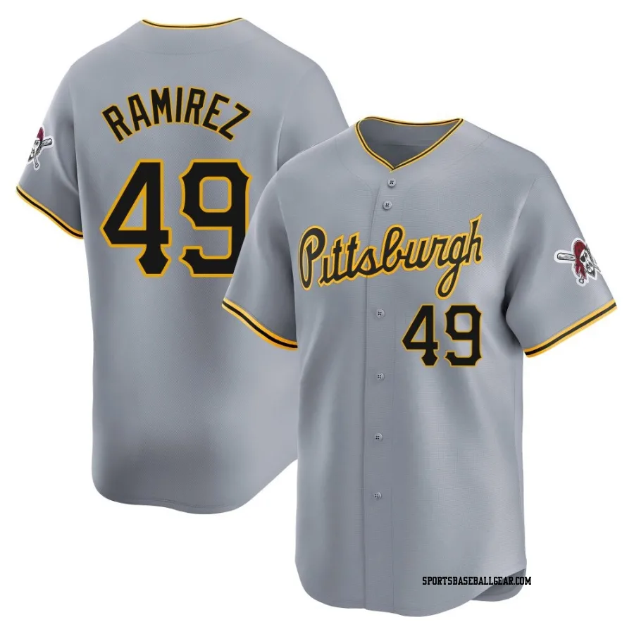 Yohan Ramirez Men's Pittsburgh Pirates Gray Limited Away Jersey