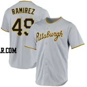 Yohan Ramirez Men's Pittsburgh Pirates Gray Replica Road Jersey