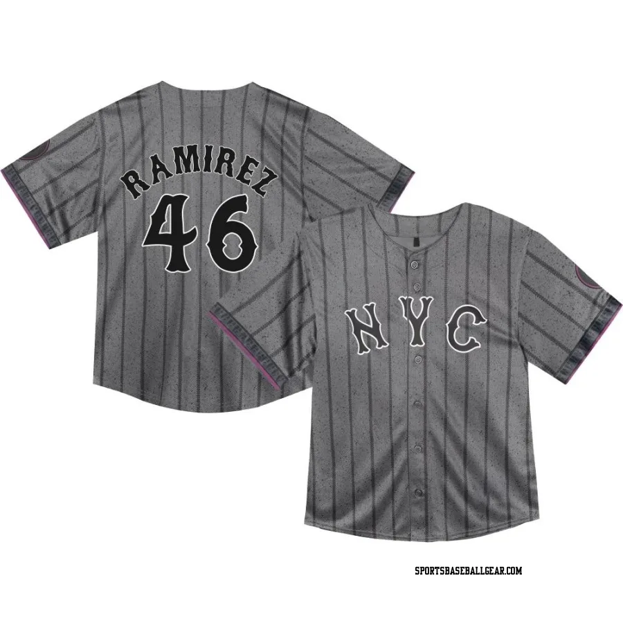 Yohan Ramirez Toddler New York Mets Limited Graphite 2024 City Connect Jersey