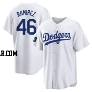 Yohan Ramirez Youth Los Angeles Dodgers White Replica 2024 World Tour Seoul Series Home Jersey