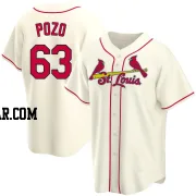 Yohel Pozo Men's St. Louis Cardinals Cream Replica Alternate Jersey