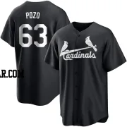 Yohel Pozo Youth St. Louis Cardinals Black/White Replica Jersey