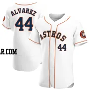 Yordan Alvarez Men's Houston Astros White Authentic Home Jersey