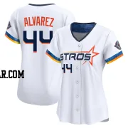 Yordan Alvarez Women's Houston Astros White Limited 2025 City Connect Jersey