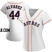 Yordan Alvarez Women's Houston Astros White Replica Home Jersey