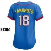 Yoshinobu Yamamoto Women's Los Angeles Dodgers Blue Limited National League 2025 All-Star Edition Jersey