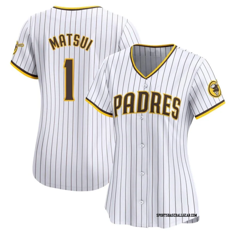 Yuki Matsui Women's San Diego Padres White Limited Home Jersey