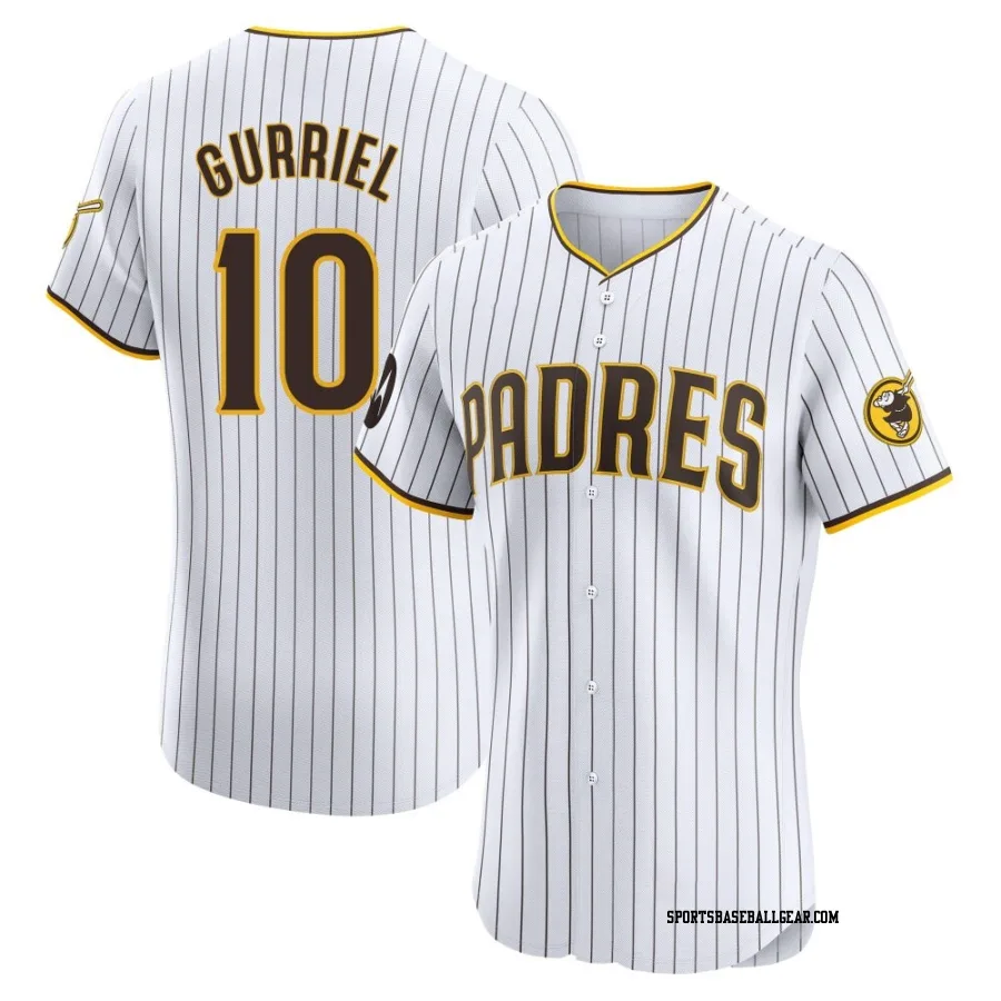 Yuli Gurriel Men's San Diego Padres White Elite Home Patch Jersey