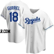 Yuli Gurriel Youth Kansas City Royals White Replica Home Jersey