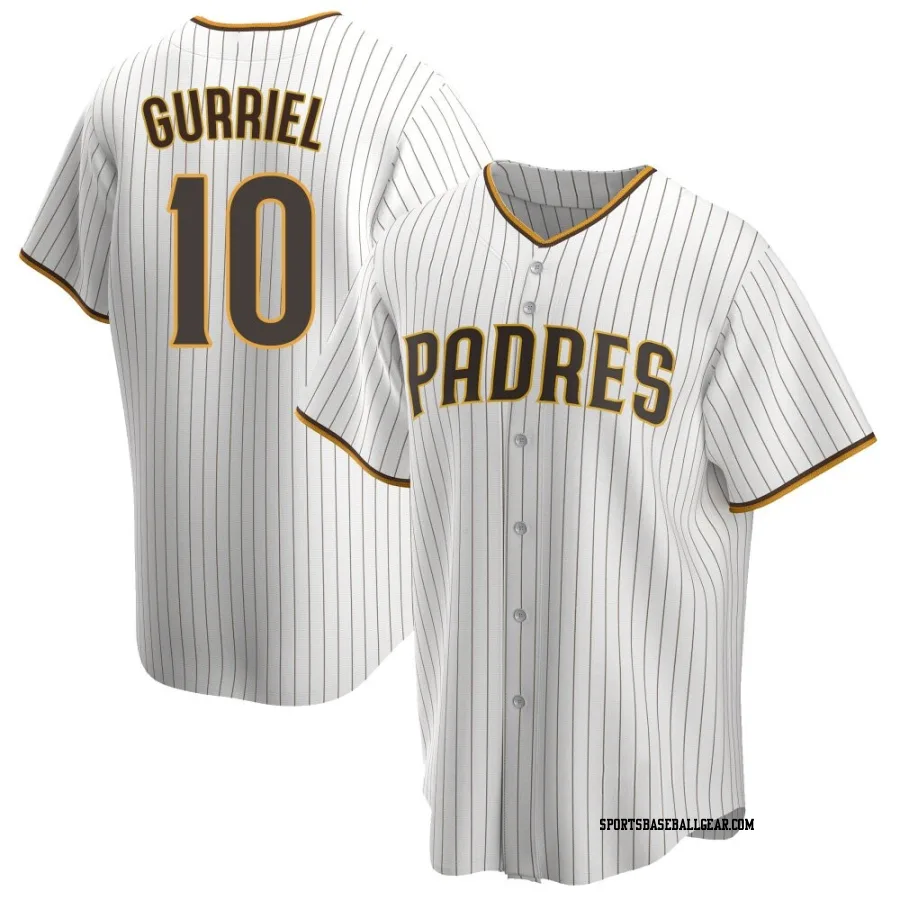 Yuli Gurriel Youth San Diego Padres White/Brown Replica Home Jersey