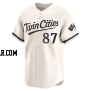 Yunior Severino Youth Minnesota Twins Cream Limited Alternate Jersey