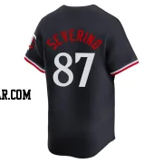 Yunior Severino Youth Minnesota Twins Navy Limited Alternate Jersey