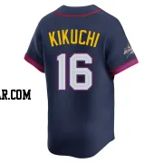 Yusei Kikuchi Men's Los Angeles Angels Navy Limited American League 2025 All-Star Edition Jersey