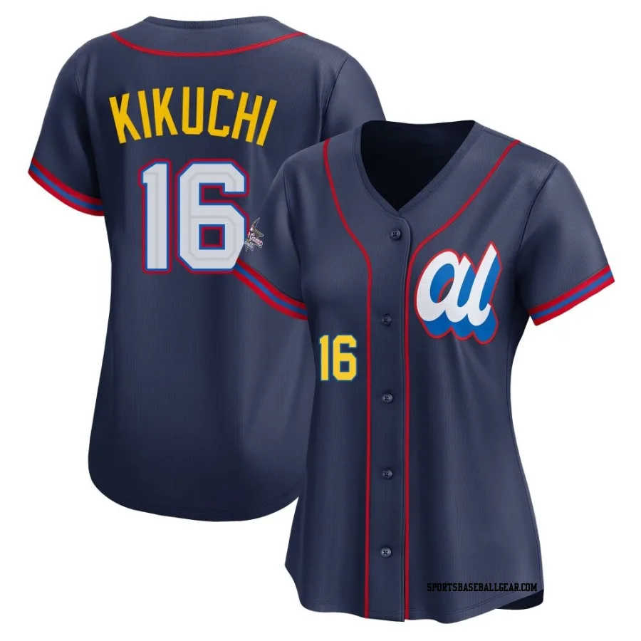 Yusei Kikuchi Women's Los Angeles Angels Navy Limited American League 2025 All-Star Edition Jersey