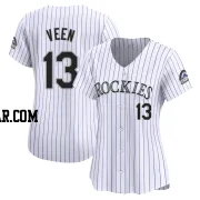 Zac Veen Women's Colorado Rockies White Limited Home Jersey