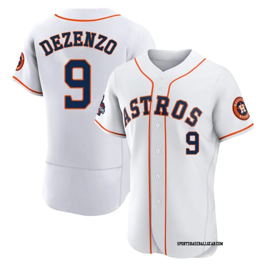 Zach Dezenzo Men's Houston Astros White Authentic 2022 World Series Champions Home Jersey