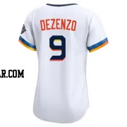 Zach Dezenzo Women's Houston Astros White Limited 2025 City Connect Jersey