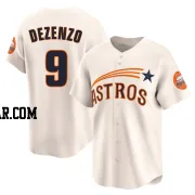 Zach Dezenzo Youth Houston Astros Cream Limited Throwback Cooperstown Collection Jersey
