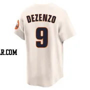 Zach Dezenzo Youth Houston Astros Cream Limited Throwback Cooperstown Collection Jersey