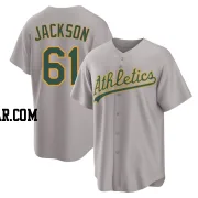 Zach Jackson Youth Oakland Athletics Gray Replica Away 2.0 Jersey