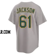 Zach Jackson Youth Oakland Athletics Gray Replica Away 2.0 Jersey