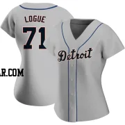 Zach Logue Women's Detroit Tigers Gray Authentic Road Jersey