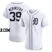 Zach McKinstry Men's Detroit Tigers White Elite Home Jersey