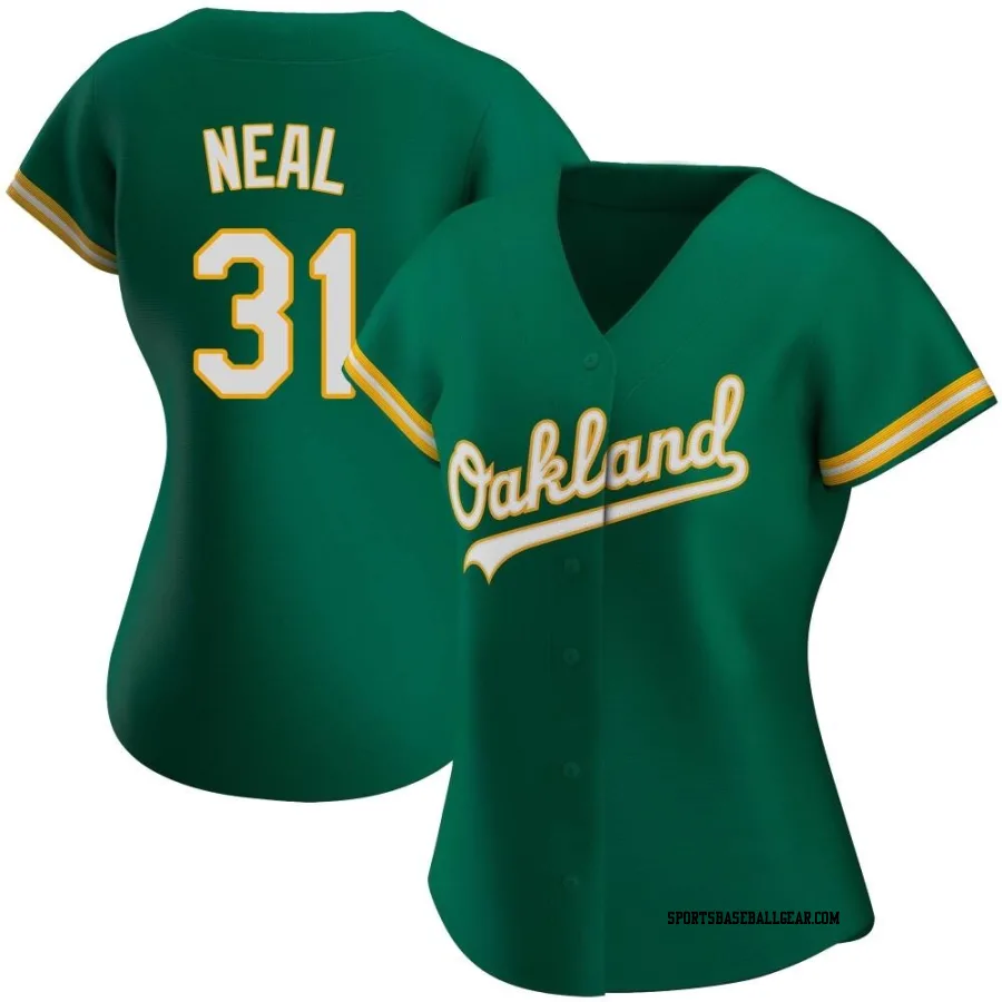 Zach Neal Women's Oakland Athletics Green Replica Kelly Alternate Jersey