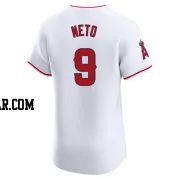 Zach Neto Men's Los Angeles Angels White Elite Home Jersey