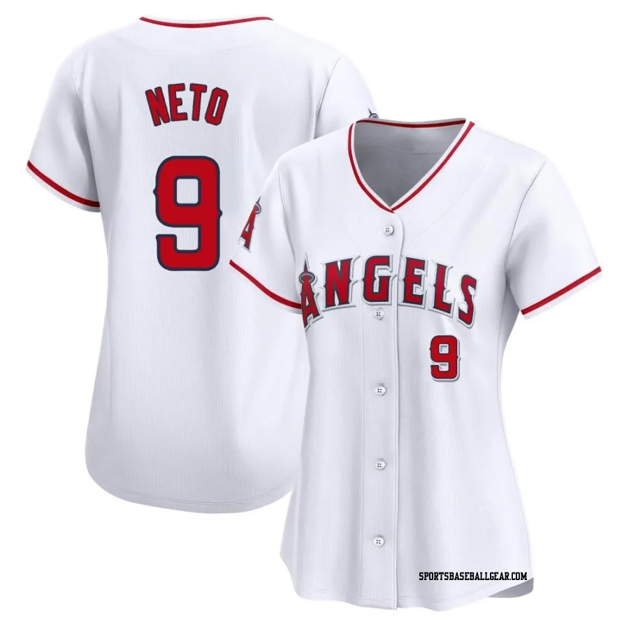 Zach Neto Women's Los Angeles Angels White Limited Home Jersey
