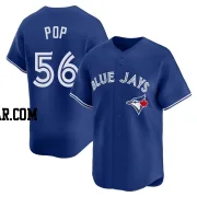 Zach Pop Youth Toronto Blue Jays Royal Limited Alternate Jersey