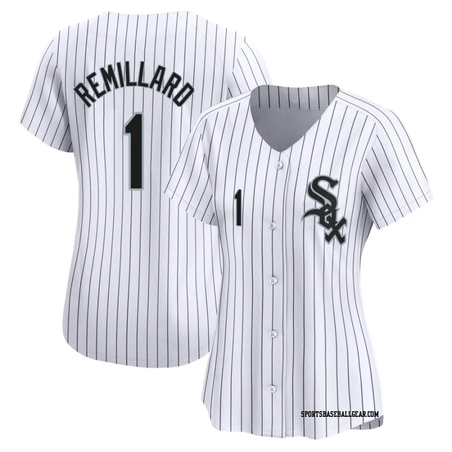 Zach Remillard Women's Chicago White Sox White Limited Home Jersey