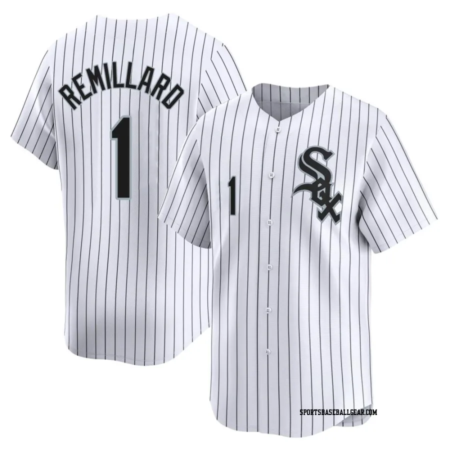 Zach Remillard Youth Chicago White Sox White Limited Home Jersey