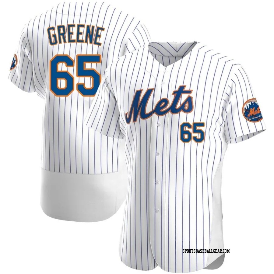 Zachary Greene Men's New York Mets White Authentic Home Jersey
