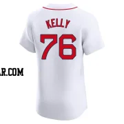 Zack Kelly Men's Boston Red Sox White Elite Home Jersey