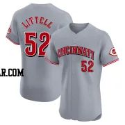 Zack Littell Men's Cincinnati Reds Gray Elite Road Jersey