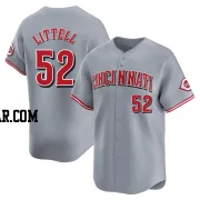 Zack Littell Men's Cincinnati Reds Gray Limited Away Jersey