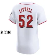 Zack Littell Men's Cincinnati Reds White Elite Home Jersey