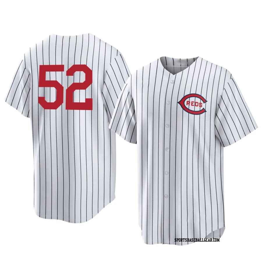 Zack Littell Youth Cincinnati Reds White Replica 2022 Field Of Dreams Jersey