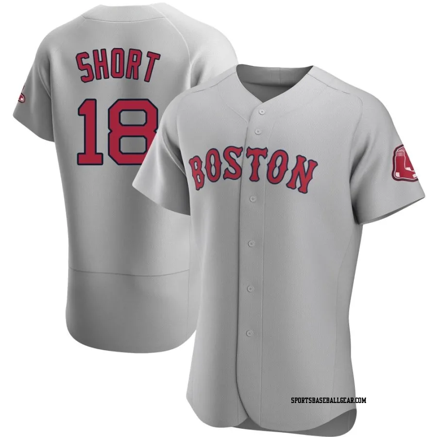 Zack Short Men's Boston Red Sox Gray Authentic Road Jersey
