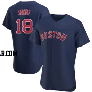 Zack Short Men's Boston Red Sox Navy Authentic Alternate Jersey