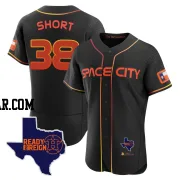 Zack Short Men's Houston Astros Black Authentic 2023 Space City Ready 2 Reign Flex Base Jersey