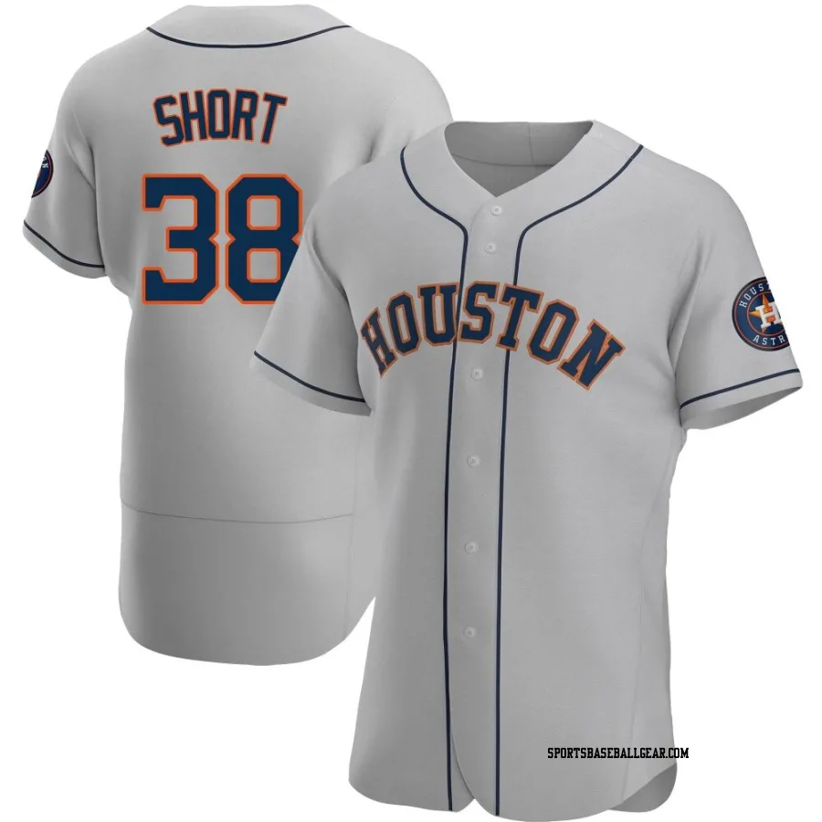 Zack Short Men's Houston Astros Gray Authentic Road Jersey