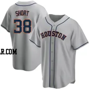 Zack Short Men's Houston Astros Gray Replica Road Jersey