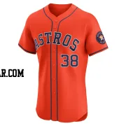 Zack Short Men's Houston Astros Orange Elite Alternate Vapor Premier Jersey