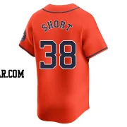 Zack Short Men's Houston Astros Orange Limited Alternate Jersey