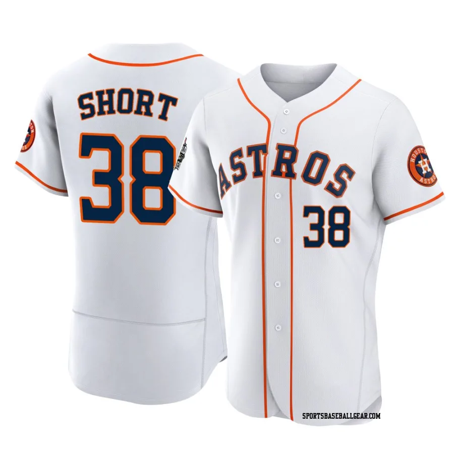 Zack Short Men's Houston Astros White Authentic 2022 World Series Home Jersey