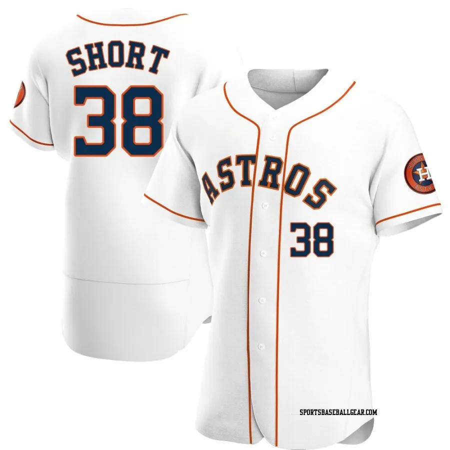 Zack Short Men's Houston Astros White Authentic Home Jersey