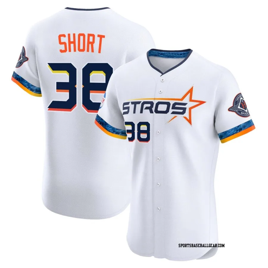 Zack Short Men's Houston Astros White Elite 2025 City Connect Jersey